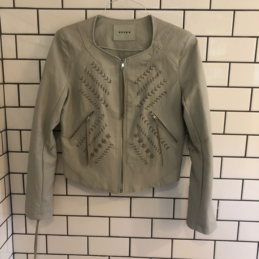 Like new Vegan Leather coat from Sundance M